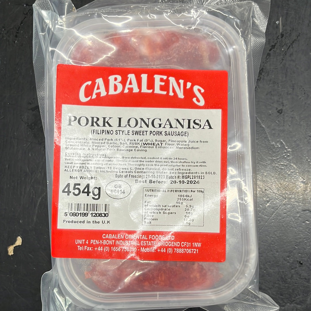 Cabalens Pork Longanisa 454g