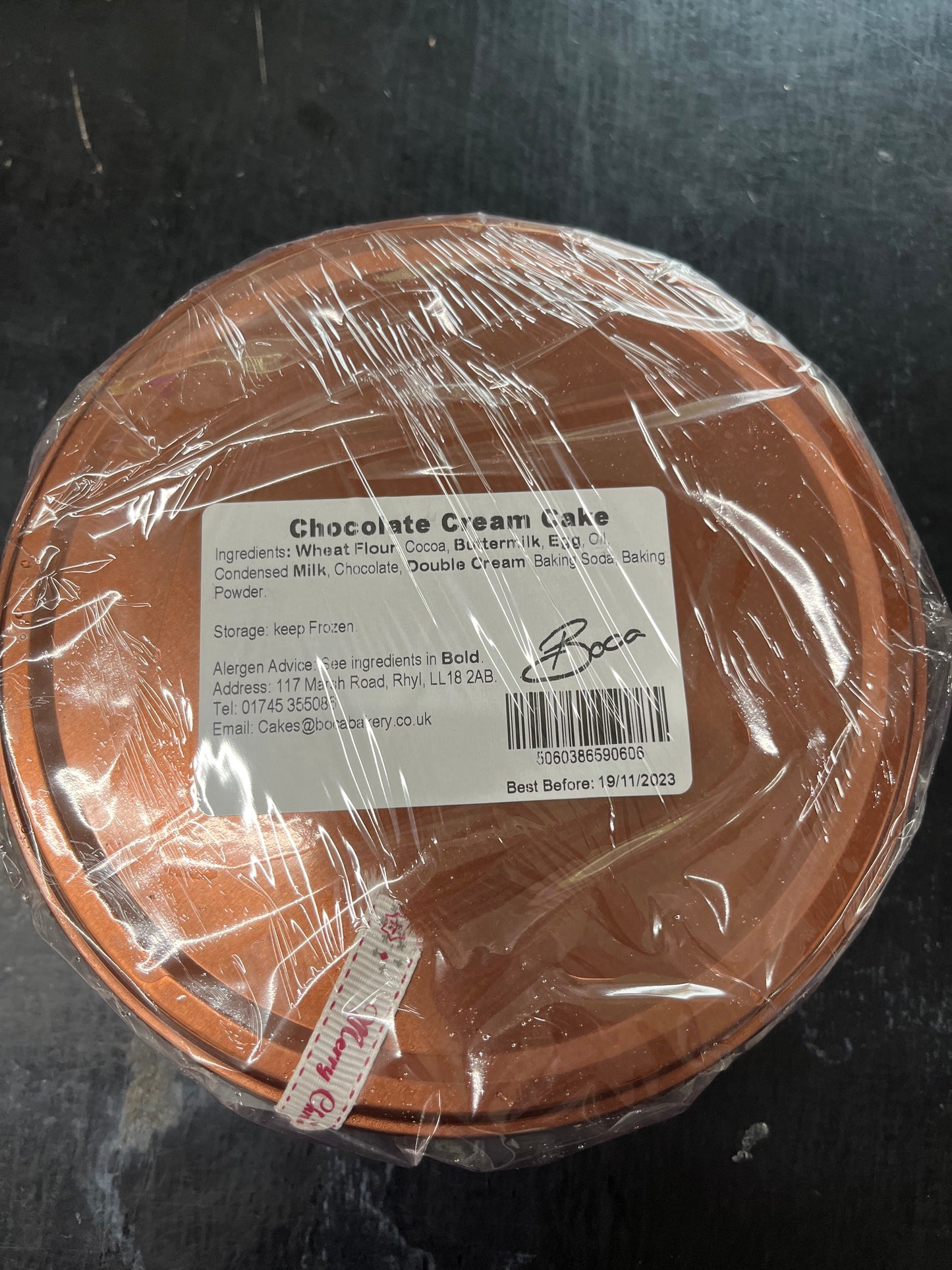 Chocolate Cream Cake 850g