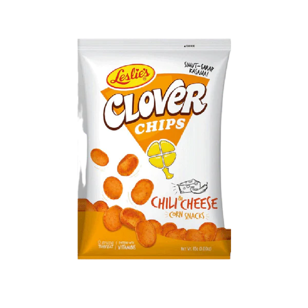 LESLIE'S Clover Chips - Chilli & Cheese Flavour 85g