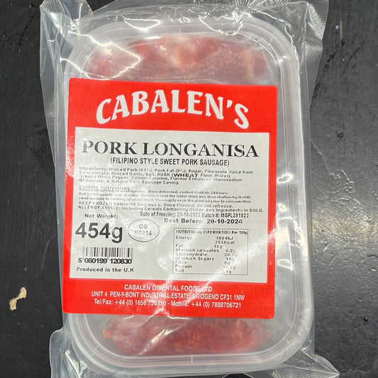 Cabalens Pork Longanisa 454g
