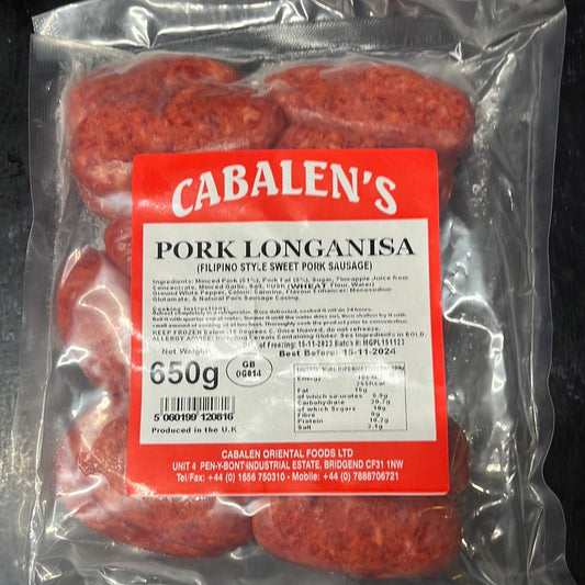 Cabalens Pork Longanisa 650g