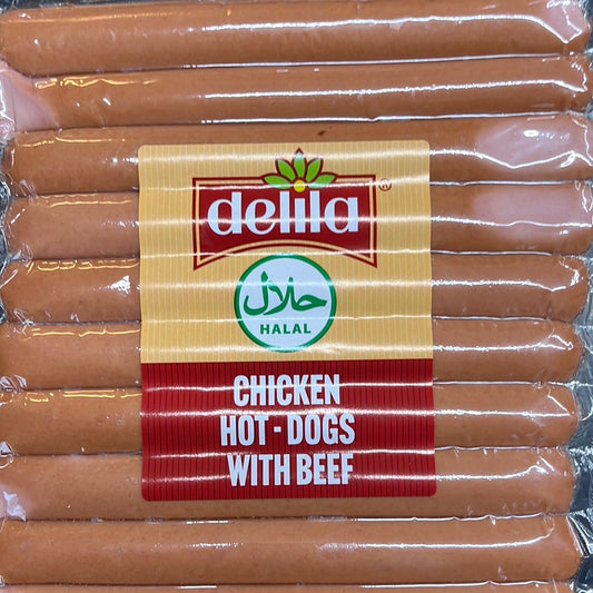 Chicken Hot Dogs with Beef (Halal)