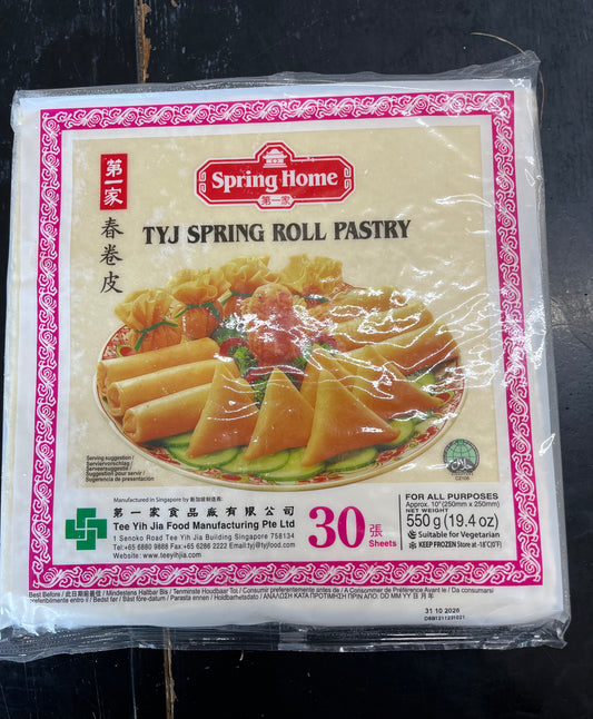 TYJ Spring Roll Pastry 10 inch’s