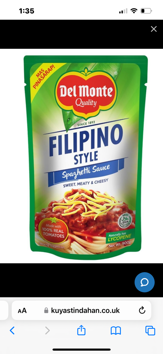 DEL MONTE
Filipino Style Spaghetti Sauce (Made in Philippines)