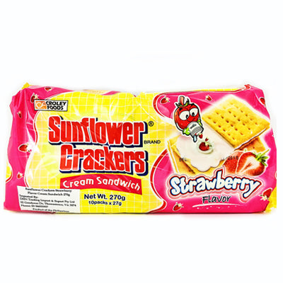 Sunflower Crackers – Strawberry