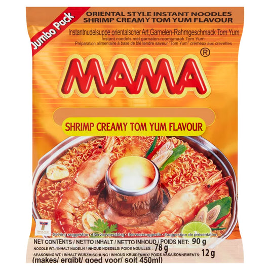 Mama Shrimp Creamy Tom Yum Flavor Instant Noodles