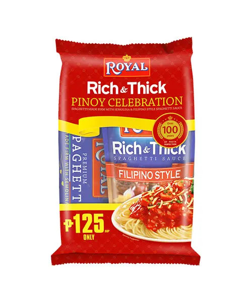 Royal Pinoy Celebration (Pasta & Sauce)