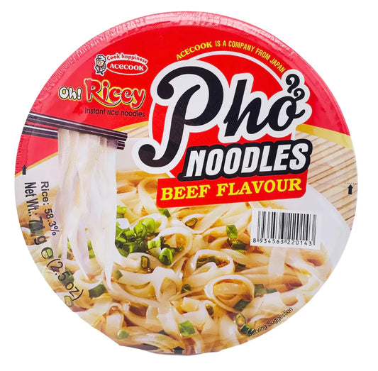 Acecook Pho Beef Instant Rice Noodles